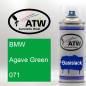 Preview: BMW, Agave Green, 071: 400ml Sprühdose, von ATW Autoteile West.